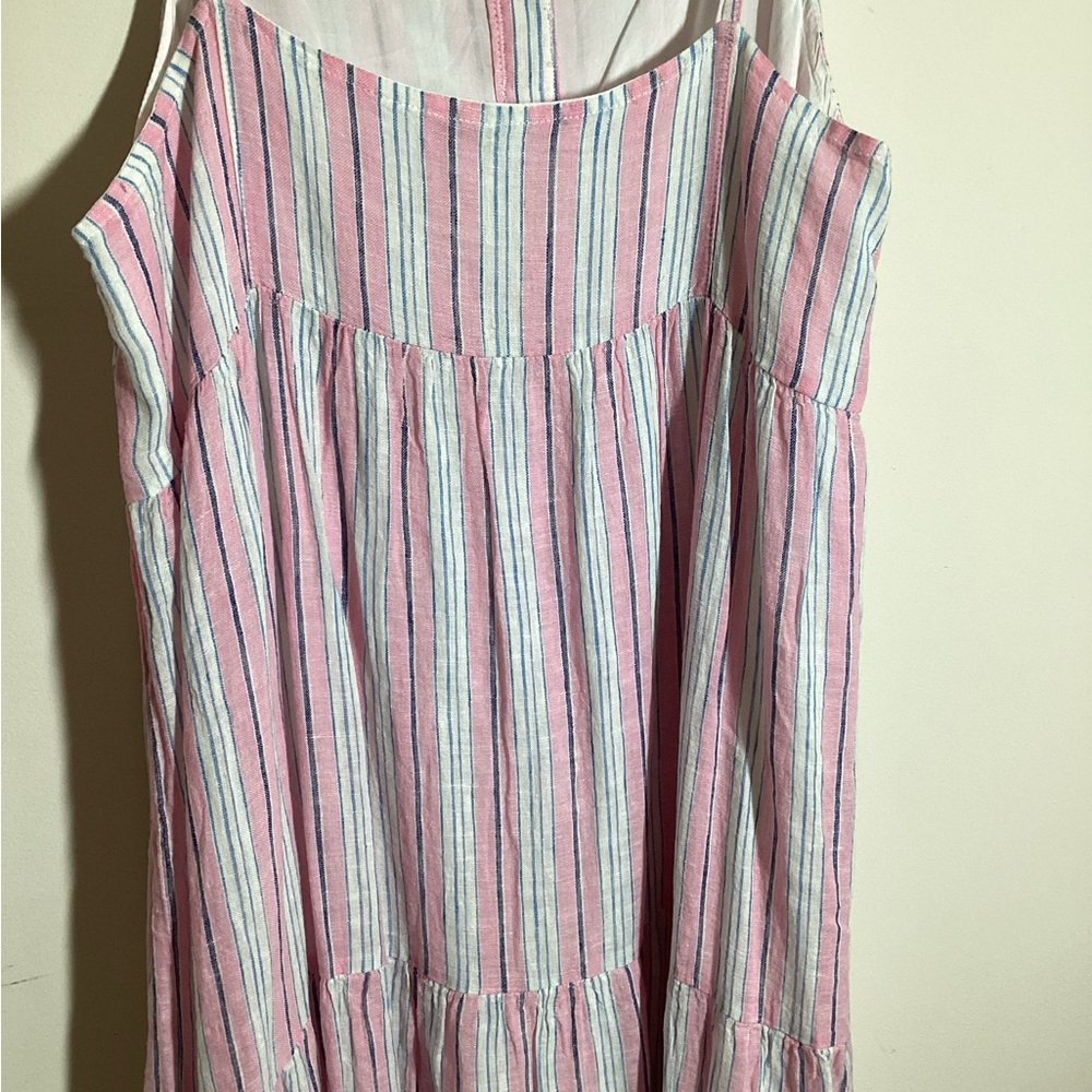 Splendid Pink and White Striped Maxi Dress - Picture 13 of 14